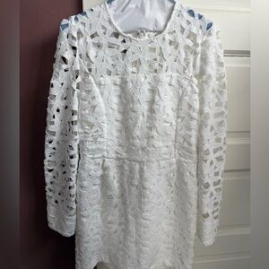 Endless Rose White Lace Dress